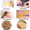 1 Set Cookie Mould with Number and Alphabet Stamps, Reusable