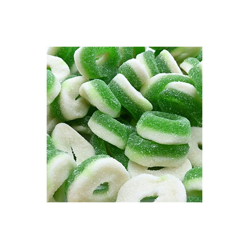 Candy Retailer Gummi Rings Candy (Apple, 1 Lb)