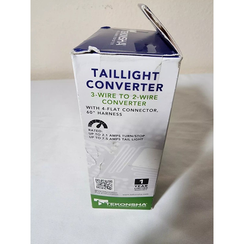 NOS TEKONSHA Universal Trailer Wire Converter Tekonsha 119130 Kit Sealed