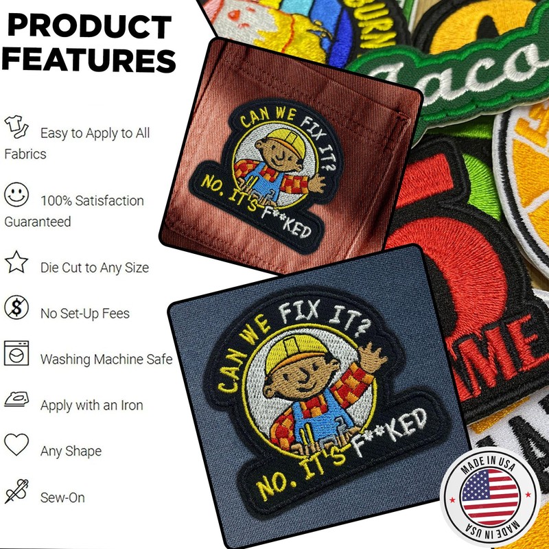 Can We Fix It Patch 3" Funny Work Meme Military