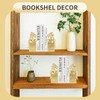 Decorative Bookends Made of Resin Gold, Set of 2 -
