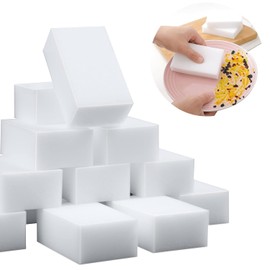 Paquete de 30 esponjas mágicas de limpieza de melamina extra gruesas y duraderas a granel – Almohadillas de limpieza de espuma multisuperficie – Bañera, suelo, zócalo, baño, limpiador de pared