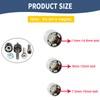 62 Pcs Motorcycle Bolt Covers Engine Head Bolt Toppers Caps