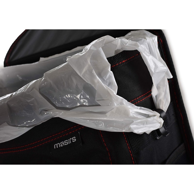 Masirs Vehicle Trash Can - Large Removable Leakproof Garbage Bag,