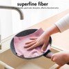 LEMLIT Disposable Dish Cloths - 2 Rolls Reusable Cleaning Rag