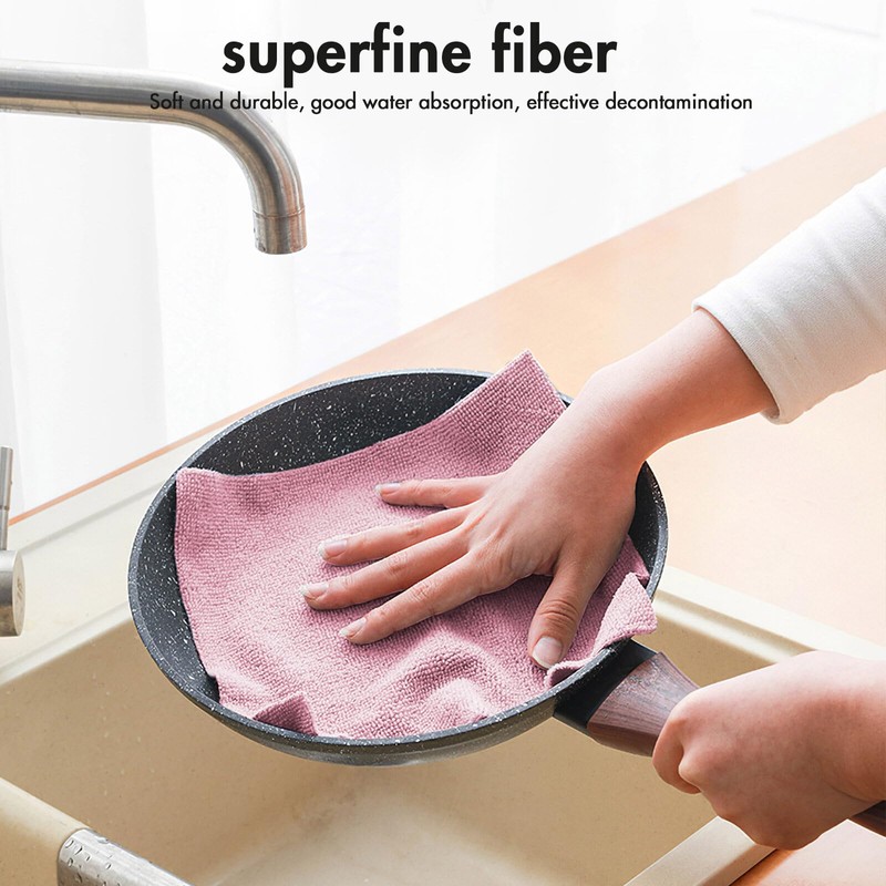 LEMLIT Disposable Dish Cloths - 2 Rolls Reusable Cleaning Rag
