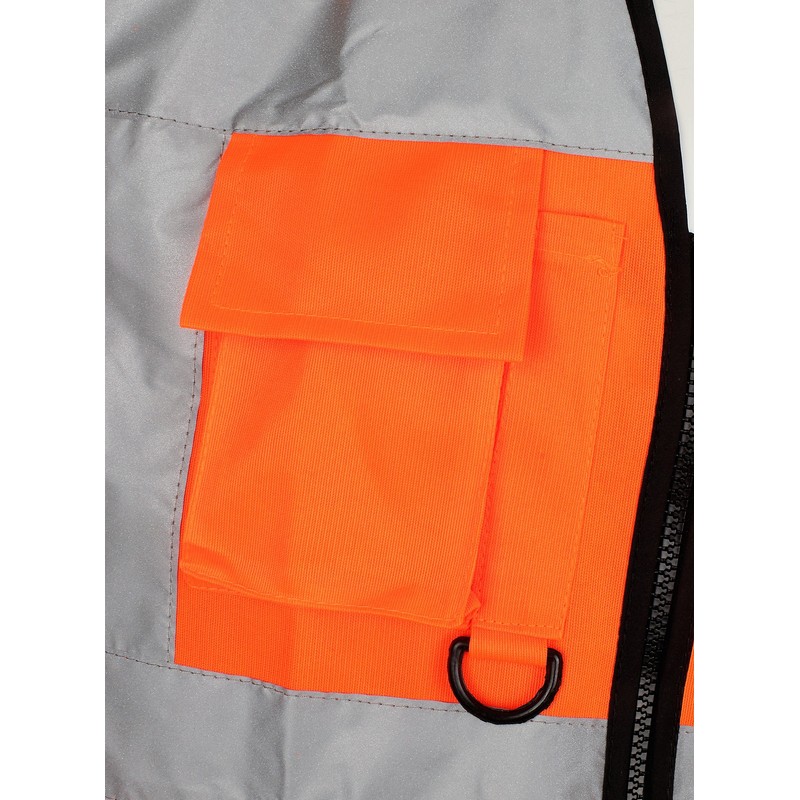 HuntaDeal Hi-Vis Vest - High Visibility Waistcoat with 2 Bands