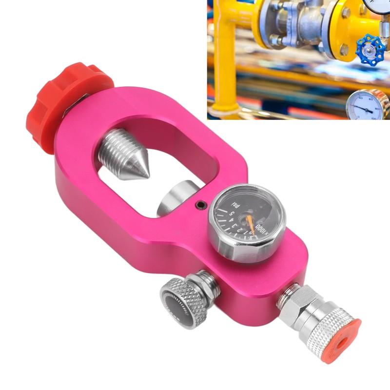 CO2 Tank Test Valve Stainless Steel Aluminum Alloy Good Sealing