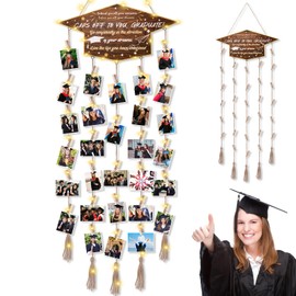 Palksky Graduation Picture Display Graduation Gifts for Him Her, Graduation Picture Frame with Tassel Holder for Best Friends Women, Hanging Photo Display for High School College Graduation Party