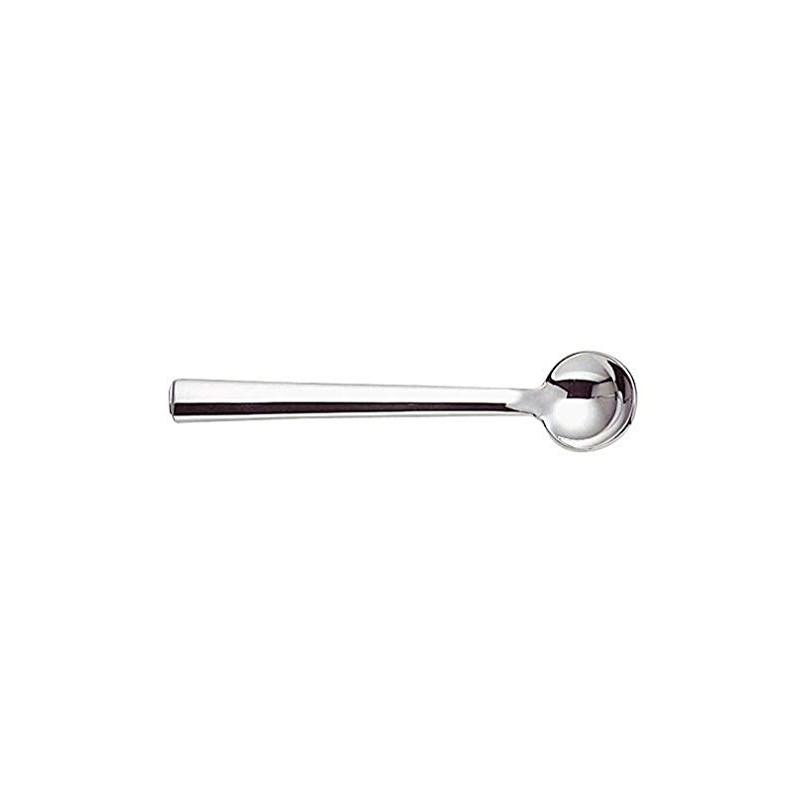 Alessi 18/10 Edelstahl Spiegel poliert "Rundes Modell" Mokka Kaffeelöffel, Set