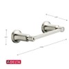 Delta Alux Brushed Nickel Surface Mount Pivot Toilet Paper Holder