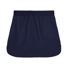 IZOD - Falda de Patinete sin Cierre para niñas con Pantalones Cortos, Cintura de Punto y Bolsillos funcionales, Resistente a Las Arrugas, Marino, 6X