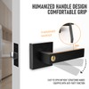 Aumerage Privacy Door Handle with Key - Heavy Duty Interior