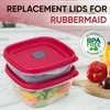 Replacement Lids for Rubbermaid Food Storage Containers (3/5/7-Cup), 6-Pack