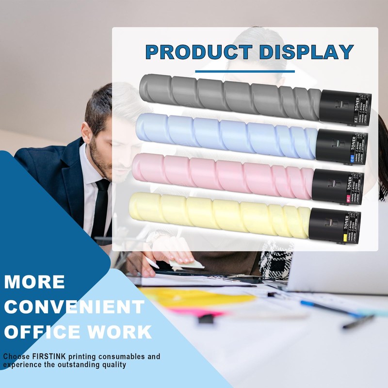 FIRSTINK TN-216 TN-319 4-Pack High Capacity Toner Cartridges