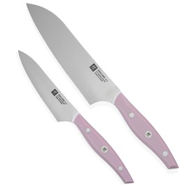 ZWILLING Z1030-886 Zwilling Fit II Santoku/Petty 2 Piece Set, Made in Japan, Stainless Steel, Gift, Dishwasher Safe, Made in Seki, Gifu Prefecture, Japan