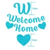 MDLLDM Welcome Home Banner,Welcome Home Decorations, Welcome Home Glitter Large