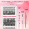 Extensiones Pestañas Diy, Kit De Racimos De Pestañas Mixto