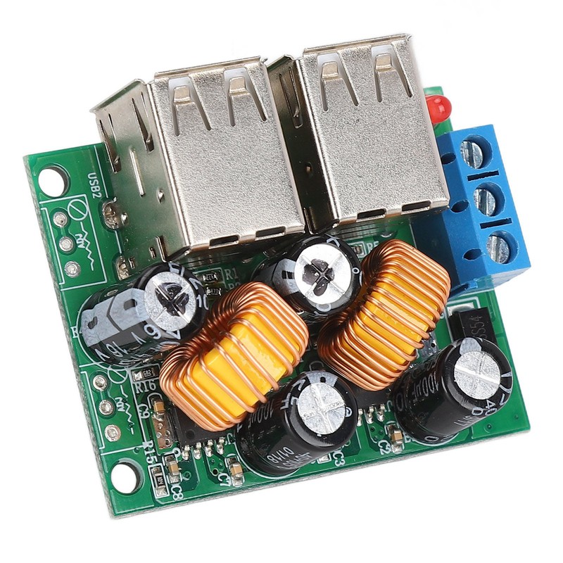4 USB Port Power Converter Board Buck Power Supply Conversion