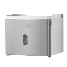 Wall Mounted Tissue Organizer Rustproof Easy To Operate Wall Hanging Tissue Holder for Bedroom