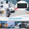 Geloo 8 Gang Marine Rocker Switch Panel, Boat Switch Panel