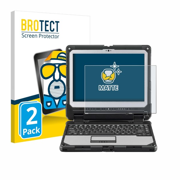 brotect Screen Protector Anti-Glare compatible with Panasonic Toughbook CF-33 (2