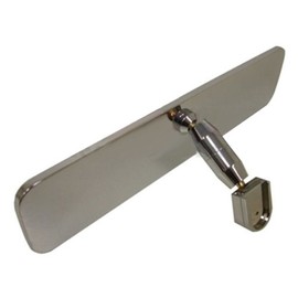 CFR Performance - Billet Aluminum Rear View Mirrors compatible with Chevy/Ford/Mopar Polished Aluminum Rear View Mirror - Smooth