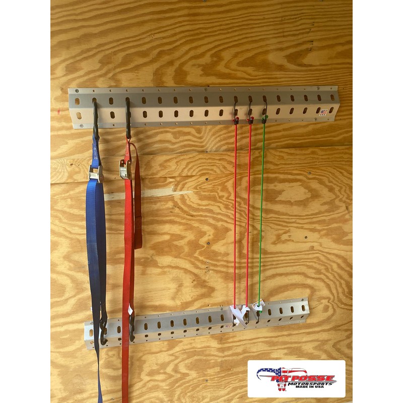 Pit Posse 72" Trailer Track Tie Down System Cargo Rail