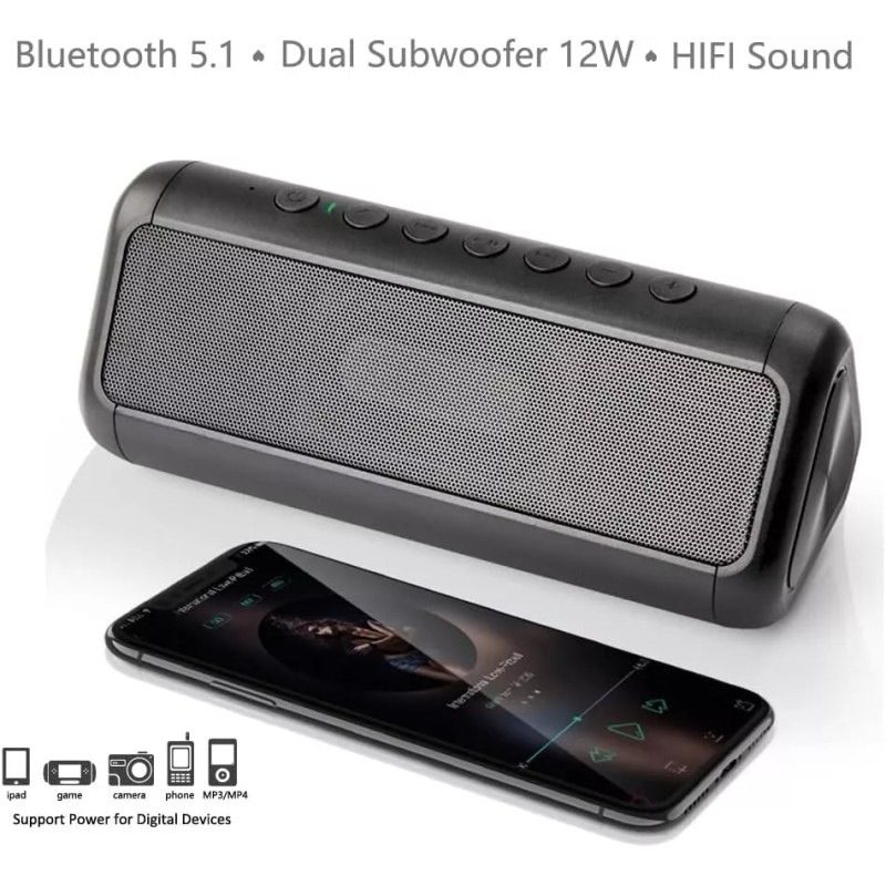 Tronsmart Solar Bluetooth Speaker, Wireless Waterproof Bluetooth Speaker