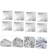 jojofuny 200pcs Silver Foil Leaves for Art Crafts Gilding Foil
