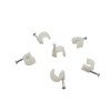 200PCS Round Cable Wire Clips Cable Management Cord Tie (8mm)