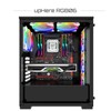 upHere 120mm RGB LED White PC Cooling Fan Ultra Quiet