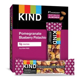 KIND Bars, Pomegranate Blueberry Pistashio + Antioxidants, Gluten Free, Low