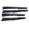 Carbon Fiber Pattern Inner Door Panel Cover Trim Fit for