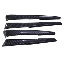 Carbon Fiber Pattern Inner Door Panel Cover Trim Fit for Honda Accord 2008 2009 2010 2011 2012