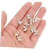 Baluue 10pcs 3D Butterfly Nail Charms Crystal Rhinestones Butterfly Nail