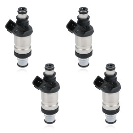 JDMON 4pcs Fuel Injectors Compatible with Acura CL 1997-1999, TL 1999, Honda Accord 1998-2002, Civic 1999-2000, Odyssey 1999-2001 Replacement for FJ340 06164P8AA00 06164P8FA00