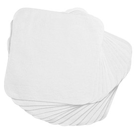 Aomig Gesichtstuch 100% Baumwolle Gesichtswaschlappen 14St Reinigungstücher Putztücher Abbaubare Einweg Wattepads Hautpflegetücher Kosmetiktücher für Empfindliche Haut Abschminktücher Waschbar 20X20CM