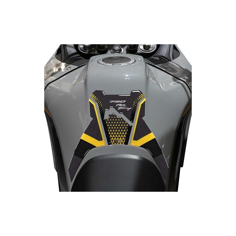 Tank Pad Sticker Compatible with Honda Transalp 2025 Colour: Yellow