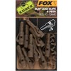 Fox Edges Camo Size 10 Slik Lead Clip + Pegs