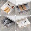 Pack of 2 Hidden Desk Organiser, Drawer Under Desk, Drawers