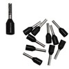 Wire End Ferrules (10, Black, 1.5 mm² - 10 mm)