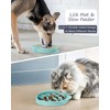 Coomazy 2-in-1 Silicone Slow Feeder Dog Cat Bowls, Lick Mat