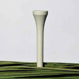 Golf Tees in Eco Box - 54 mm (Pack of 150) / 70 mm (135 Pieces) - Hardwood or Bamboo - Various Colours (54 mm (Bamboo), White)