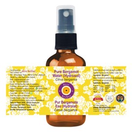 Deve Herbes Pure Bergamot Floral Water (Hydrosol) (Citrus bergamia) 100% Natural Therapeutic Grade 100ml (3.38 oz)