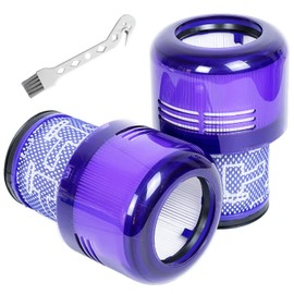 2 Pack HEPA Replacement for Dyson V11 Filter Compatible with Dyson Cyclone V11 Animal, V14 Torque Drive and V15 Detect, Washable, Filters Replaces Part 970013-02