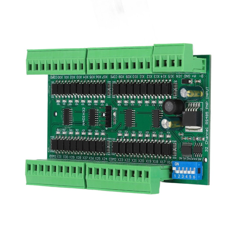 RS485 Input Controller 32 Channel DIN Rail Isolated PLC Switch
