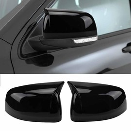 XITER - Tapa lateral para espejo retrovisor lateral para Durango 2011-2024/Grand cherokee 2011-2021, color negro brillante