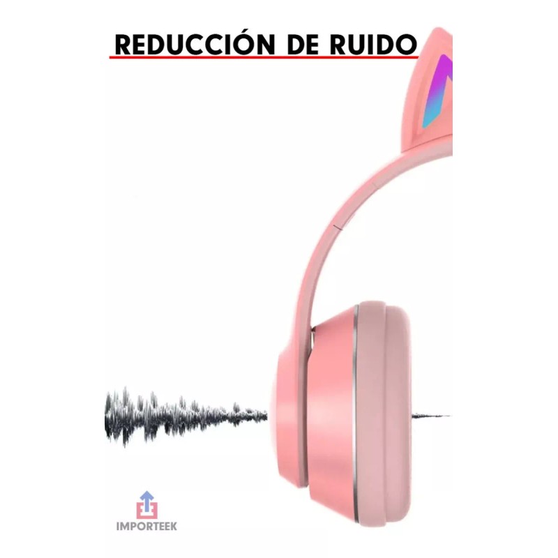 Importeek Audifonos Inalambricos Bluetooth Led Manos Libres Diadema Hd