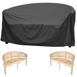 YYJAILZQ Banana Bench Protective Cover, Waterproof, Banana Bench, Banana Bench Cover, 420D Oxford Fabric, Black (185 x 70 x 86 cm)